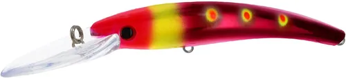 Vista 6 de Bill Lewis Pesca Lipless Realista Trolling Preciso Walleye Crankbait Lite con dos grandes Mustad Triple Grips BH Wonderbread en blanco