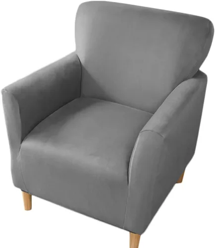 Vista 16 de XMAYODS Funda elástica para silla de club, fundas para silla de bañera, funda suave para sillón, protector de muebles extraíble, funda para silla
