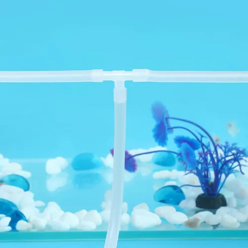 Vista 3 de AQUANEAT Conector de tubería para aerolíneas de acuario, conector de bomba de aire para peces, plástico, 40