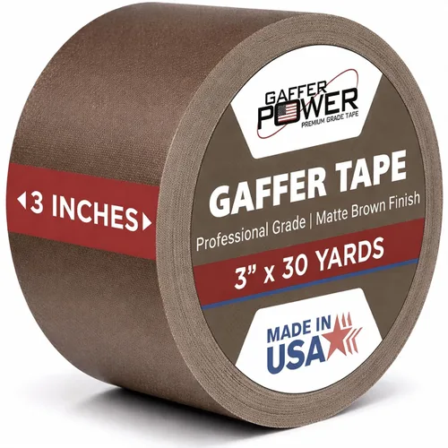 Vista 14 de Gaffer Power cinta de tela profesional, con calidad premium. Hecha en Estados Unidos. Cinta de tela resistente. No reflexiva. Multipropósito. Mejor