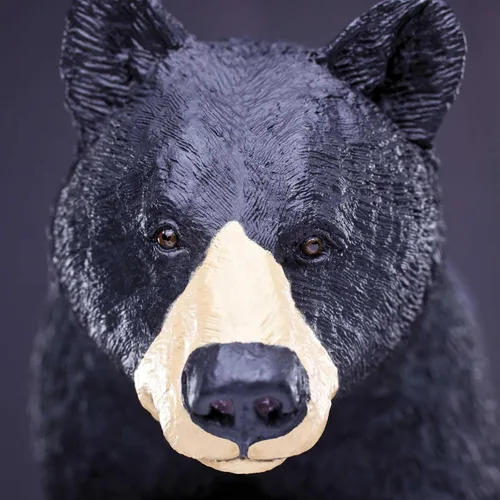 Vista 6 de Safari Ltd. Figura de juguete de oso negro de América del Norte, figura detallada de modelo de plástico de 7.4 pulgadas, divertido juguete educativo