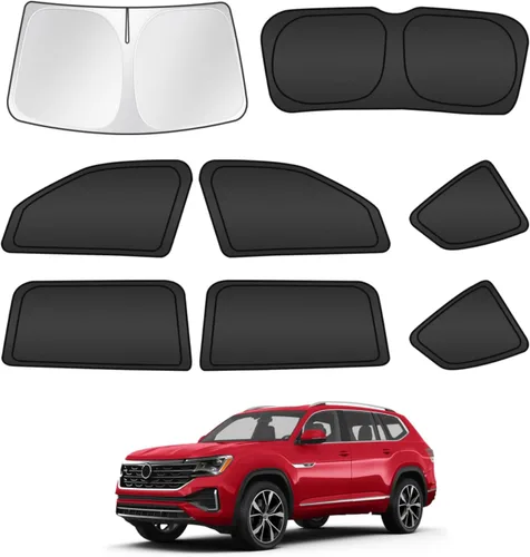 Vista 123 de T TGBROS Parasol para parabrisas para BMW X1 F48 2016 2017 2018 2019 2020 2021 2022 para ventana de automóvil, con bloqueo UV grueso y opaca