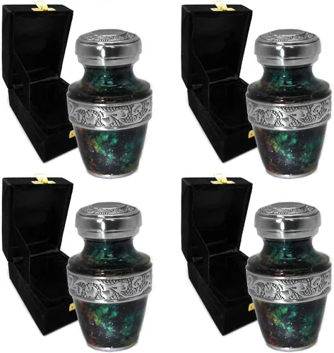 Vista 21 de Aurora Borealis Urna de cremación para cenizas para adultos, hombres y mujeres, Urnas de cremación personalizadas para cenizas humanas, urnas