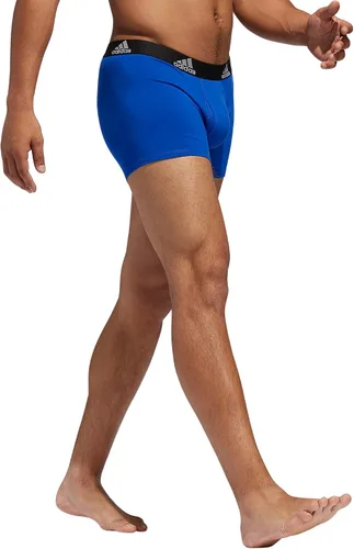 Vista 4 de adidas Mens Stretch Cotton Trunk Underwear 3-Pack Boxed