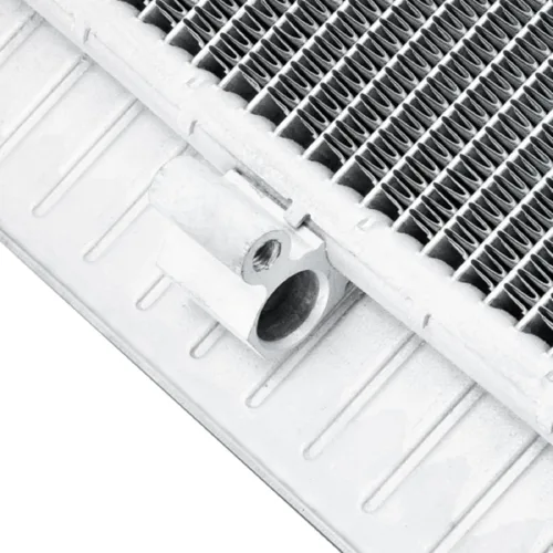 Vista 5 de Radiador de aluminio para Infiniti G37 Sedan 13-17 Nissan 370Z 2009-2013 incluye condensador Nissan Crossflow Radiador