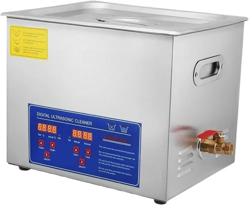 Vista 12 de Máquina de limpieza ultrasónica, 2/3/6/10/15/22/30L, temporizador digital, máquina de limpieza de acero inoxidable, adecuada para baño, joyería