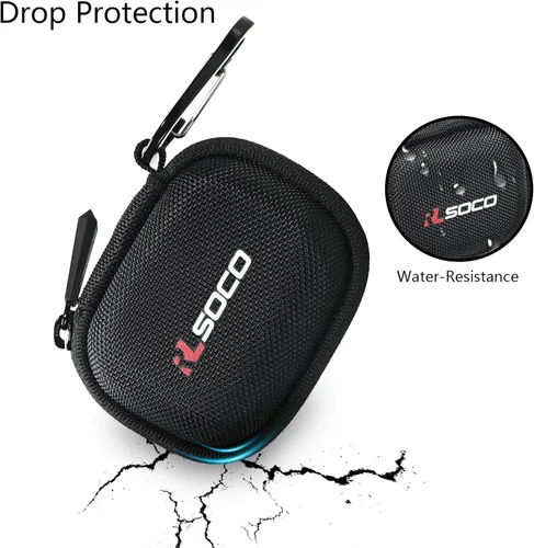 Vista 5 de RLSOCO Estuche Protector para Auriculares de Oído Abierto SHOKZ OpenDots ONE, Auriculares Inalámbricos Bluetooth - Negro (Solo Estuche)