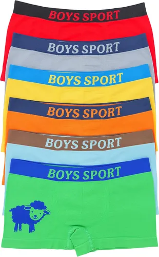 Vista 7 de ToBeInStyle Paquete de 6 calzoncillos tipo bóxer con gráficos para niño