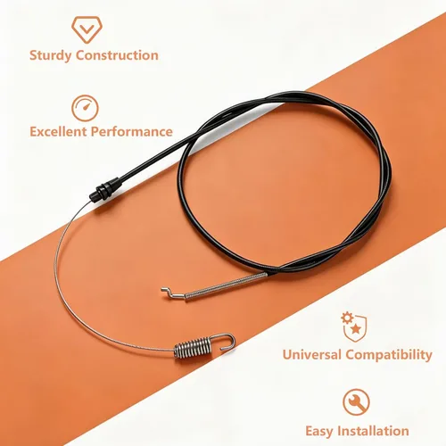 Vista 7 de UP2WIN Cable de tracción 105-1845 compatible con cortacésped Toro 20016 20065 20005 20007 20064 20072A tracción delantera cortacésped