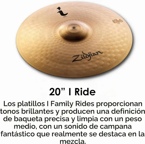 Vista 6 de Zildjian ILHSTD I Family Standard Gig - Paquete de platillos