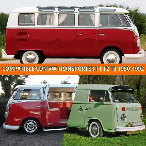 Vista 6 de Funda para coche impermeable para todo tipo de clima, compatible con VW Bus T1 T2 T3 de 1950-1992, Volkswagen Vanagon, funda completa para coche