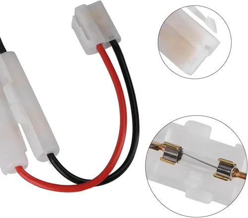 Vista 8 de Encendedor de cigarrillos de coche, cable de alimentación en forma de T, encendedor de cigarrillos, doble, cable resistente a altas temperaturas