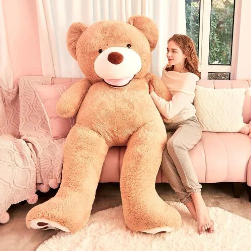 Vista 4 de IKASA - Peluche gigante, oso de peluche gigante Marrón