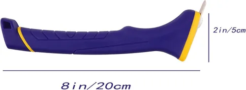 Vista 6 de MANUFORE Raspador De Pintura De Agarre Suave Con Contorno, 6 Piezas De Cuchillas De Acero Inoxidable Diferentes Para Eliminar Pintura, Barniz