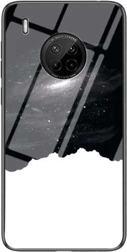 Vista 12 de IVY Funda de cristal templado cielo estrellado para Huawei Y9a Case - A