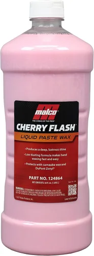 Vista 9 de Malco Cherry Flash - Cera de pasta líquida para autos – Protege y dale brillo a tu vehículo/La forma más fácil de encerar manualmente tu auto/Brillo