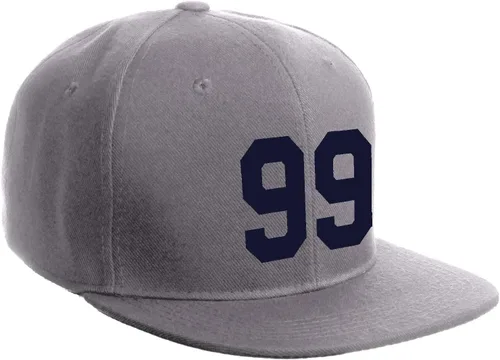 Vista 161 de Número de equipo modificado para requisitos particulares del jugador del color del sombrero del Snapback de la visera plana clásica de la visera