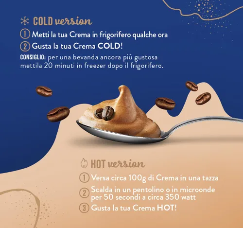 Vista 4 de Caffe Borbone Cold Cream Coffee, Crema Fredda, una sola unidad (19 onzas líquidas), bebida con sabor a café sin lactosa
