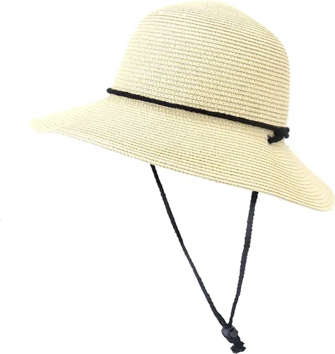 Vista 2 de YOLAI Beach Hats for Women Wide Brim Sun/Hat for Girl UPF 50+ Sun Sun Protective Sun Hat Foldable Roll Up Cap Beige