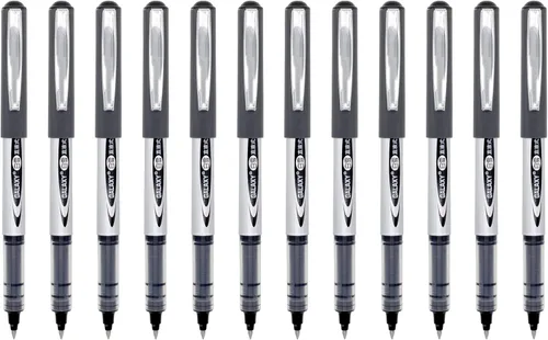 Vista 7 de Gullor Vision Stick - Bolígrafos de punta fina de punta fina, tinta líquida de 0.020 in, de secado rápido, para escribir, tinta azul, paquete de 12