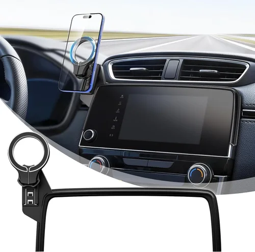 Vista 10 de pop-tech Soporte de teléfono de coche para Honda CR-V HR-V 2023 2024 2025 2026: para soporte magnético MagSafe de teléfono celular para accesorios