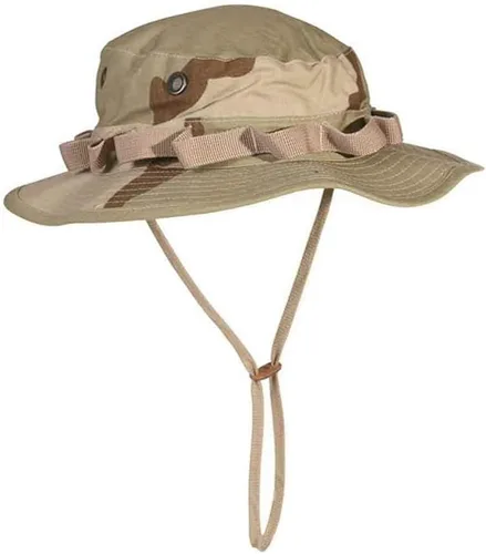 Vista 6 de Mil-Tec Sombrero unisex Trilaminate Boonie – Impermeable Transpirable Táctico Sombrero de ala ancha ventilado al aire libre con correa ajustable