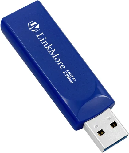 Vista 13 de LinkMore Unidad flash USB 3.2 de 64 GB EJECT32, velocidad de lectura de hasta 100 MB/s, diseño retráctil