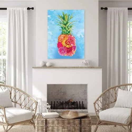 Vista 5 de Fine Art Canvas Gregory Gorham, obra de arte sobre lienzo de piña, 30.0 in de ancho x 40.0 in de alto, decoración de pared grande envuelta