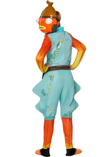 Vista 2 de Disfraz Económico Fishstick de Fortnite para Niños Multicolor