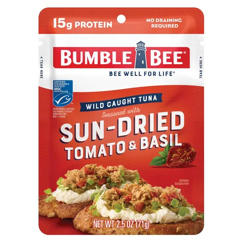 Vista 36 de Bumble Bee - Bolsa de atún sazonado con ajo asado y hierbas, 2.5 onzas