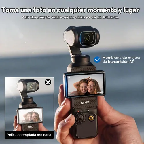Vista 7 de Tomat AR - Protector de pantalla para DJI Osmo Pocket 4/Pocket 3, 2