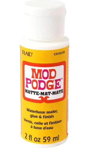 Vista 2 de Krafty Kit Mod Podge Bundle: 2oz Gloss and 2oz Matte Water Based Glue, Sellador & Finish