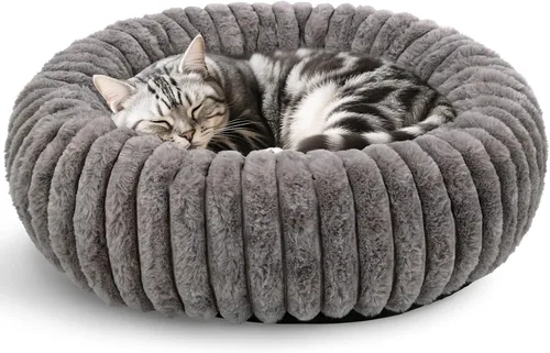 Vista 8 de Cama ultrasuave para perros y gatos pequeños y medianos, lavable a máquina, cama rectangular para mascotas con parte inferior antideslizante, tapete