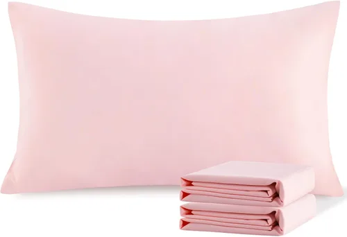 Vista 115 de NTBAY Juego de fundas de almohada estándar, paquete de 2 fundas de almohada de microfibra cepillada de 20 x 26 pulgadas, suaves, sin arrugas Aqua