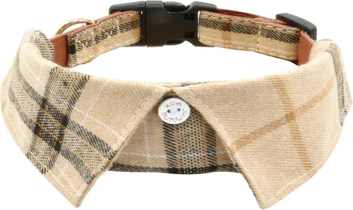 Vista 12 de Collar de algodón para perro con corbatín, cómodo y ajustable con bonito diseño de solapa, para mascotas pequeñas, medianas y grandes