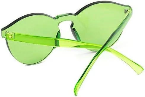 Vista 5 de Wearme Pro - Lentes para sol Super Retro Redondos, transparentes.