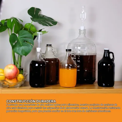 Vista 6 de Fastrack Esclusas para fermentar Airlock de burbujas para hacer vino y hacer cerveza Esclusa de aire en forma de S sin BPA utilizada