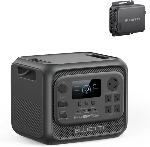 Vista 11 de BLUETTI Generador solar Elite 300 con panel solar de 350W incluido