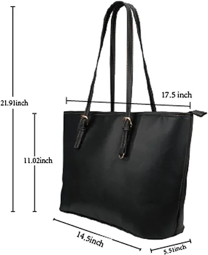 Vista 5 de InterestPrint Bolso de mano de piel de ángel caído, gótico, medieval, casual, para mujer
