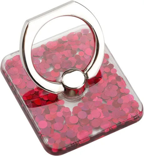 Vista 10 de LAX Gadgets - Soporte para anillo de teléfono celular, anillo de dedo para funda de teléfono, agarre trasero seguro de rotación de 360°, soporte