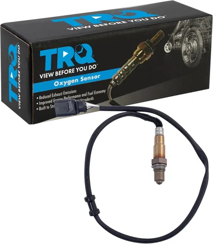 Vista 301 de TRQ Sensor de Oxígeno O2 de 4 Hilos de Banda Estrecha Compatible con VW Atlas 2.0L 2018-21, VW GTI 2.0L 2016-18, Audi A3 Quattro 2.0L 2015-18, VW