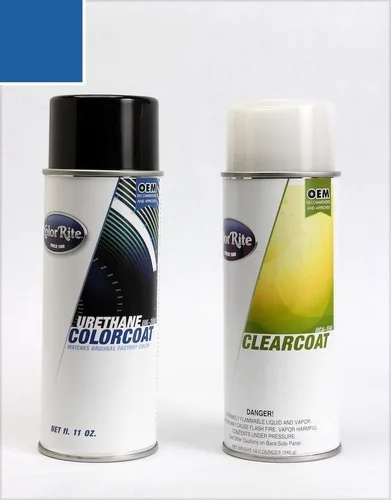 Vista 33 de Aerosol para pintura de retoque automotriz Dodge Stratus - Capa transparente metálica de acero plateado A4/DA4 - Paquete todo incluido