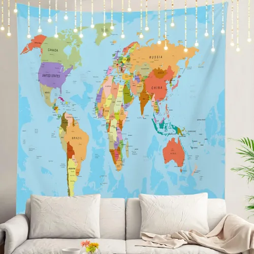 Vista 106 de Shrahala Tapiz de pared de hojas de arce otoñal, hojas rojas llameantes, fondo negro, tapiz grande para colgar en la pared, tapiz decorativo