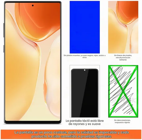 Vista 6 de Pantalla OLED para Samsung Galaxy Note 10 Plus 5G Reemplazo de pantalla para Samsung Note10 Plus Pantalla LCD SM-N976F Pantalla táctil Digitalizador