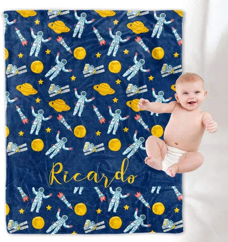 Vista 13 de YESCUSTOM Manta personalizada de lana de alpaca para niños y niños, mantas personalizadas con nombre, manta de bebé, regalo para nueva madre