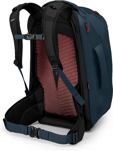 Vista 7 de Osprey Farpoint 40L Mochila de viaje para hombre, azul espacial apagado