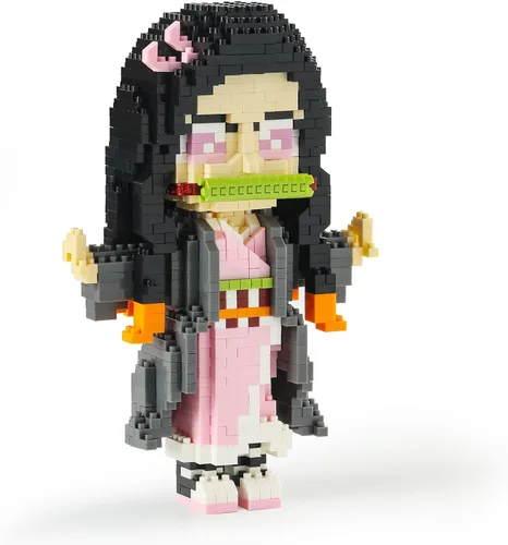 Vista 8 de MACTANO Figura de anime Giyuu Tomioka Mini bloques de construcción