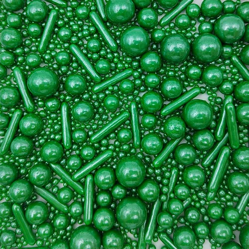 Vista 12 de Gránulos de Azúcar de Perlas Negras Comestibles Caramelos Mezcla de Tamaños para Hornear Decoraciones Comestibles para Pasteles Coberturas