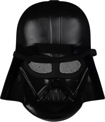 Vista 9 de Star Wars Darth Vader Official Youth Costume - Premium Quality Padded Jumpsuit with Plastic Mask and Detachable Cape
