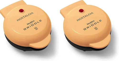 Vista 8 de Nostalgia MyMini - Sandwichera personal, prensa antiadherente para panini, bolsillos para pizza, quesadillas, verde menta